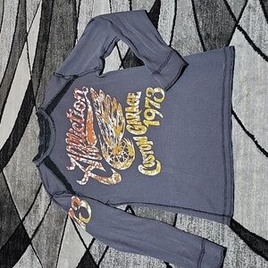 VINTAGE RARE AFFLICTION THERMAL CUSTOM GARAGE 1973 REVERSIBLE INDIAN SKU…